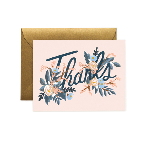 [Rifle Paper Co.] Woodland Thank You Card
