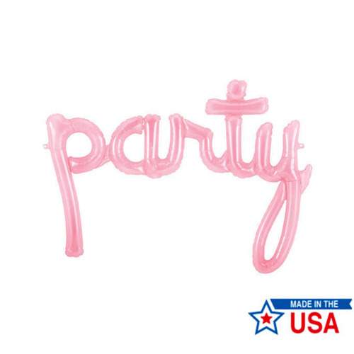 [Northstar balloons] Script balloons_Party(clear pink)