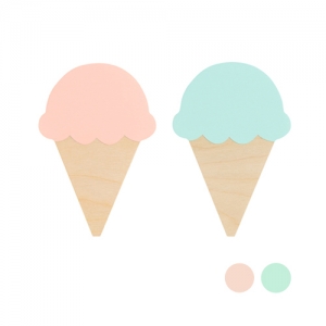 [Charlie and jae] 월 훅_아이스크림(2colors)(벨크로)