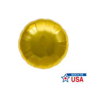 [Northstar balloons] Round_gold 18&quot;(36x36cm)