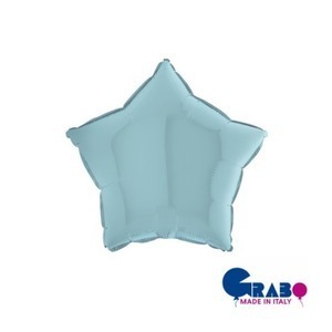 [Grabo balloons] Star_pastel blue 18&quot;(40x42cm)