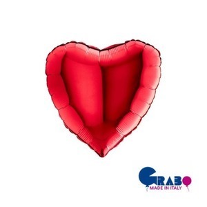[Grabo balloons] Heart_red 18&quot;(36x36cm)