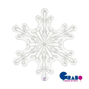 [Grabo balloons] Snowflake_clear 38&quot;(71x78cm)