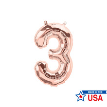 [Northstar balloons] Number balloons_m/Rose gold(0~9)