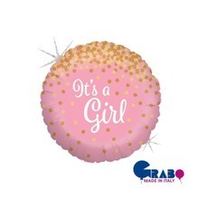 [Grabo balloons] It&#039;s a Girl 18&quot;(35x35cm)