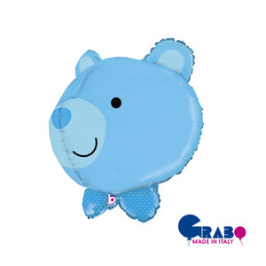[헬륨벌룬] 3D Bear Balloon_blue 27&quot;(43x50cm)