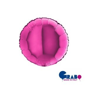 [Grabo balloons] Round_magenta 18&quot;(35x35cm)