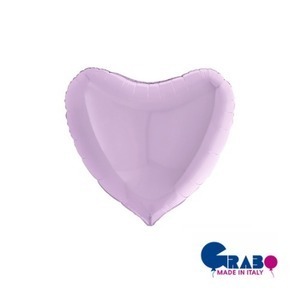 [Grabo balloons] Heart_Lilac 18&quot;(36x36cm)