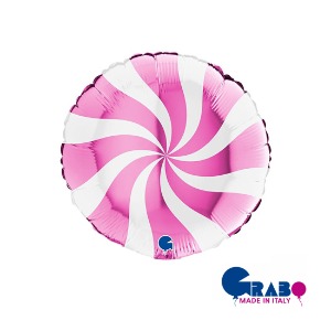 [Grabo balloons] Swirly Pink 18&quot;(35x35cm)