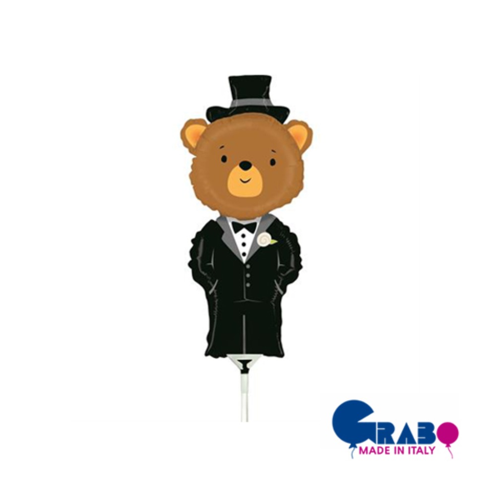 [Grabo balloons] Groom Bear Mini 14&quot;