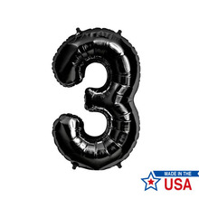 [Northstar balloons] Giant number_Black(0~9) 34&quot;(86cm)