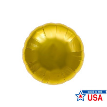 [Northstar balloons] Round_gold 18&quot;(36x36cm)
